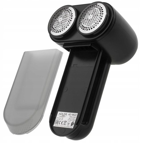 Dvojitý holicí strojek na tkaniny s LCD, černý