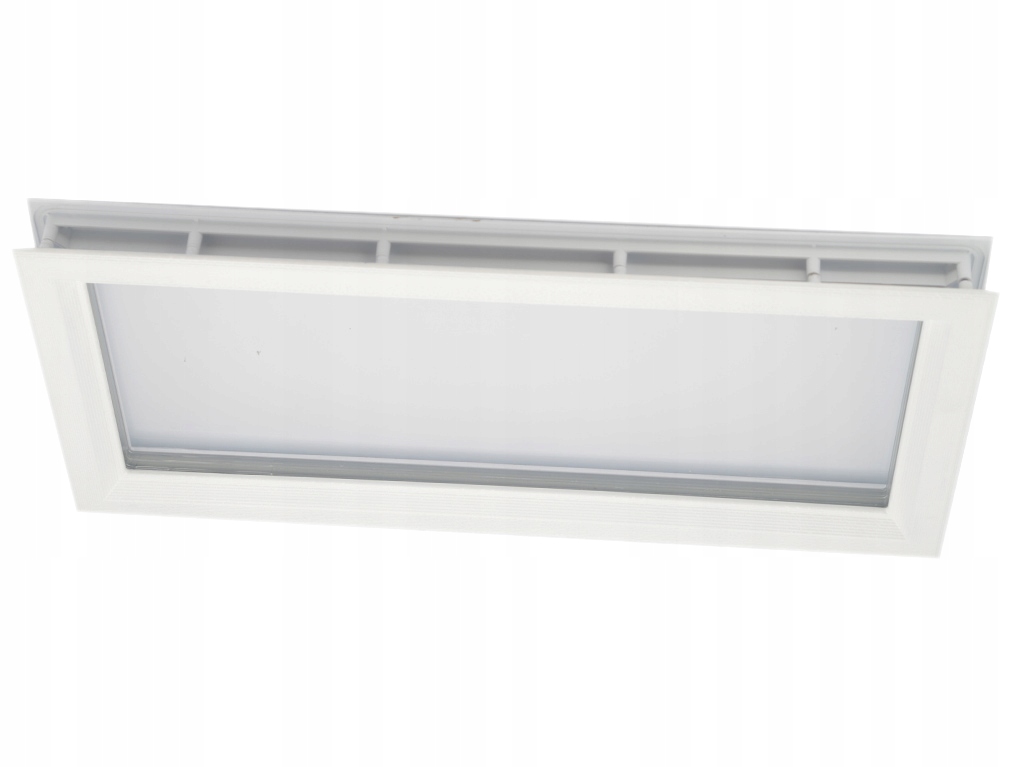 Okno RAL 9016 do bramy garażowej segmentowej