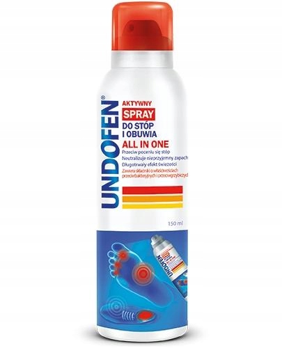

Undofen Antygrzybiczny spray do stóp obuwia 150 ml