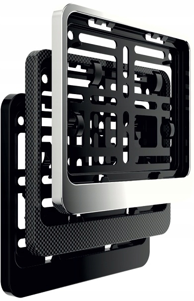 

Ramka tablicy rejestracyjnej do skutera Chrom