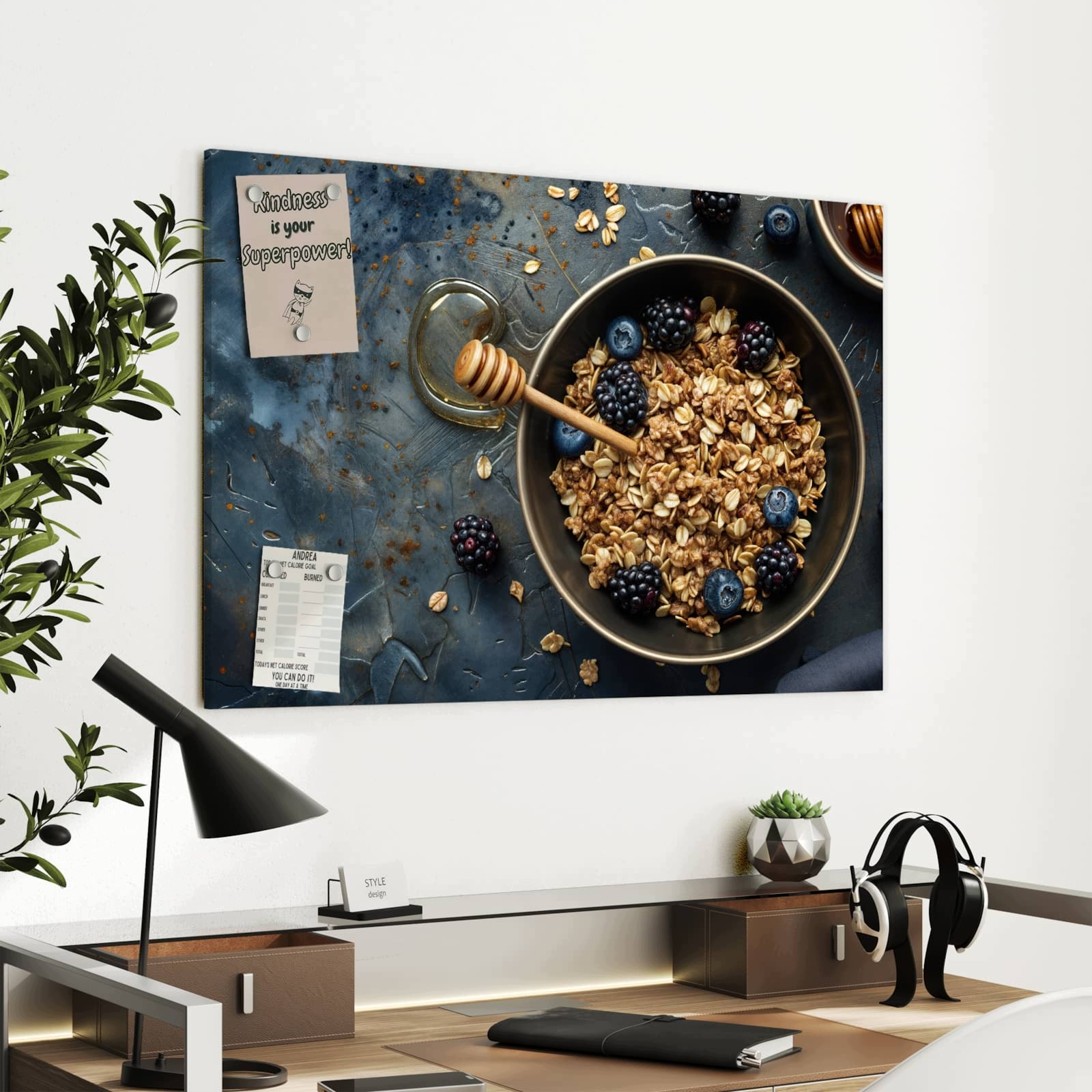 Magnetická tabule Müsli Bobule 90 × 60 cm