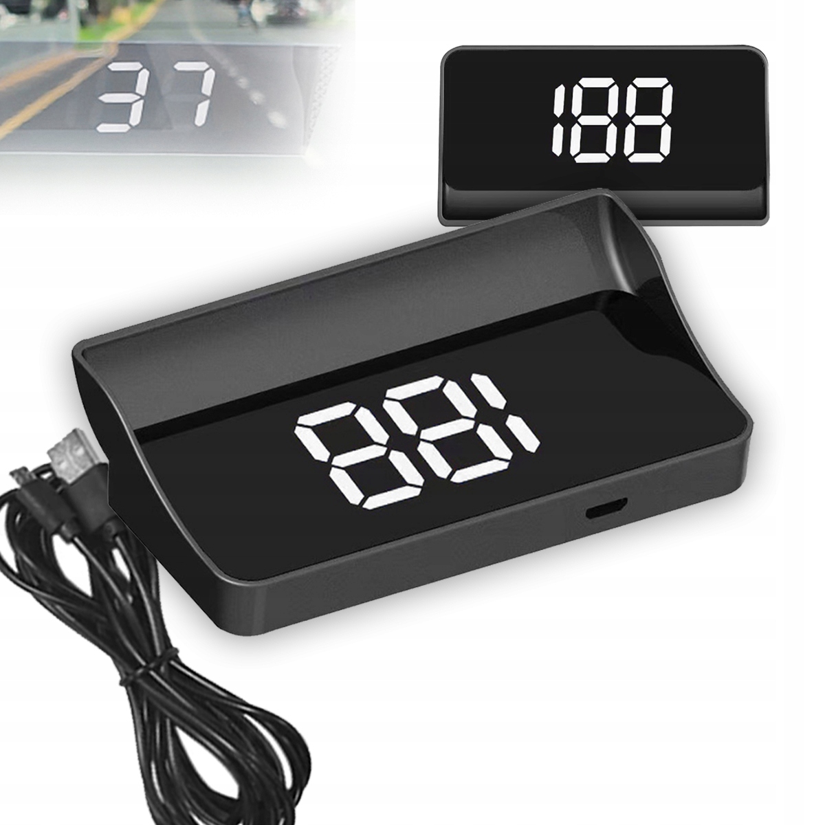 WYŚWIETLACZ PROJEKTOR LED GPS SYSTEM HEAD-UP BMW AUDI VW SKODA