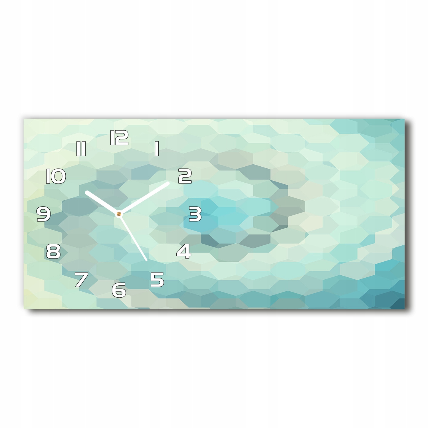 

Zegar ścienny szklany cichy Abstrakcja tło 60x30cm