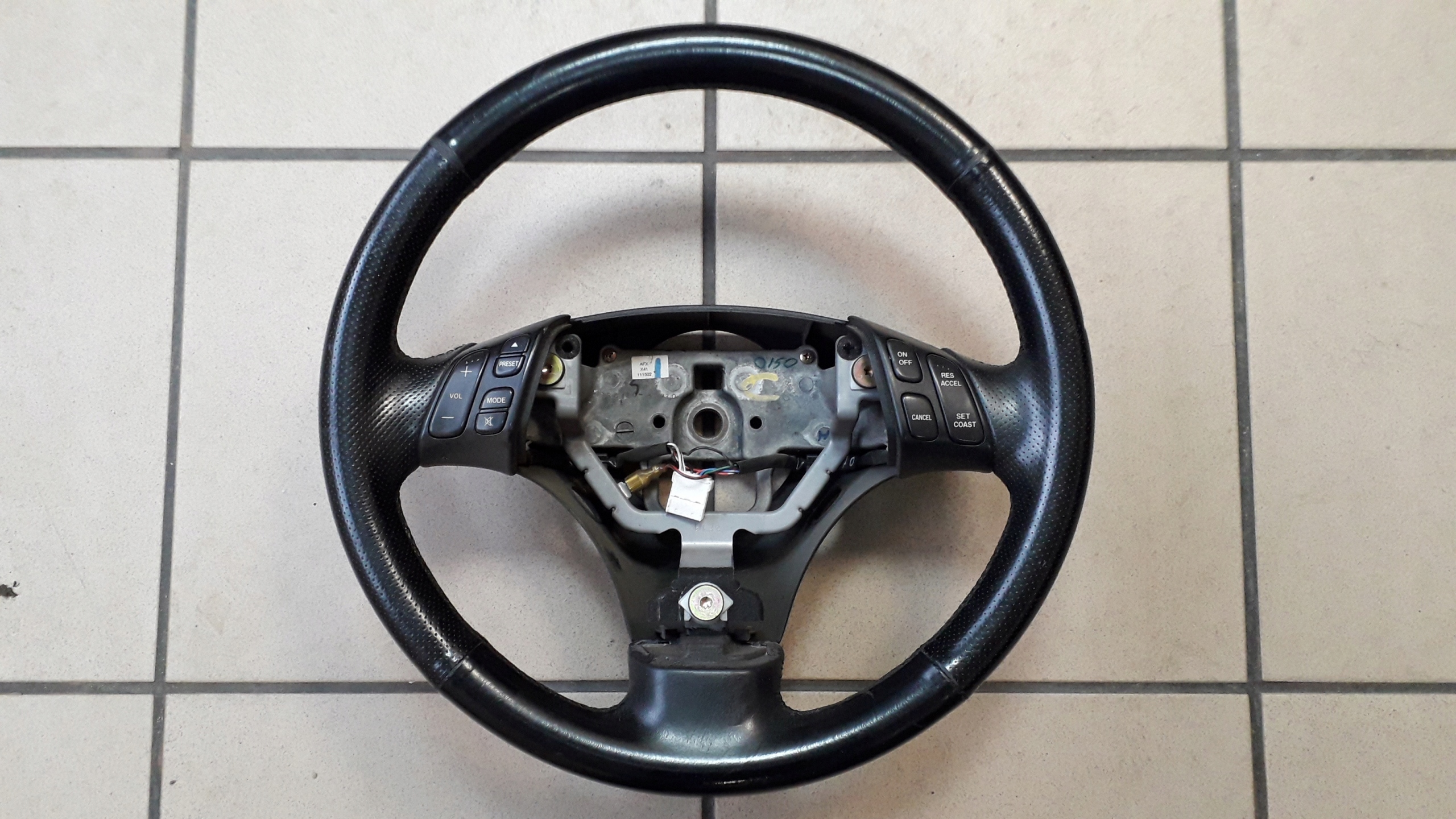 MAZDA 6 2002- 02- KIEROWNICA SKÓRA MULTIFUNKCYJNA