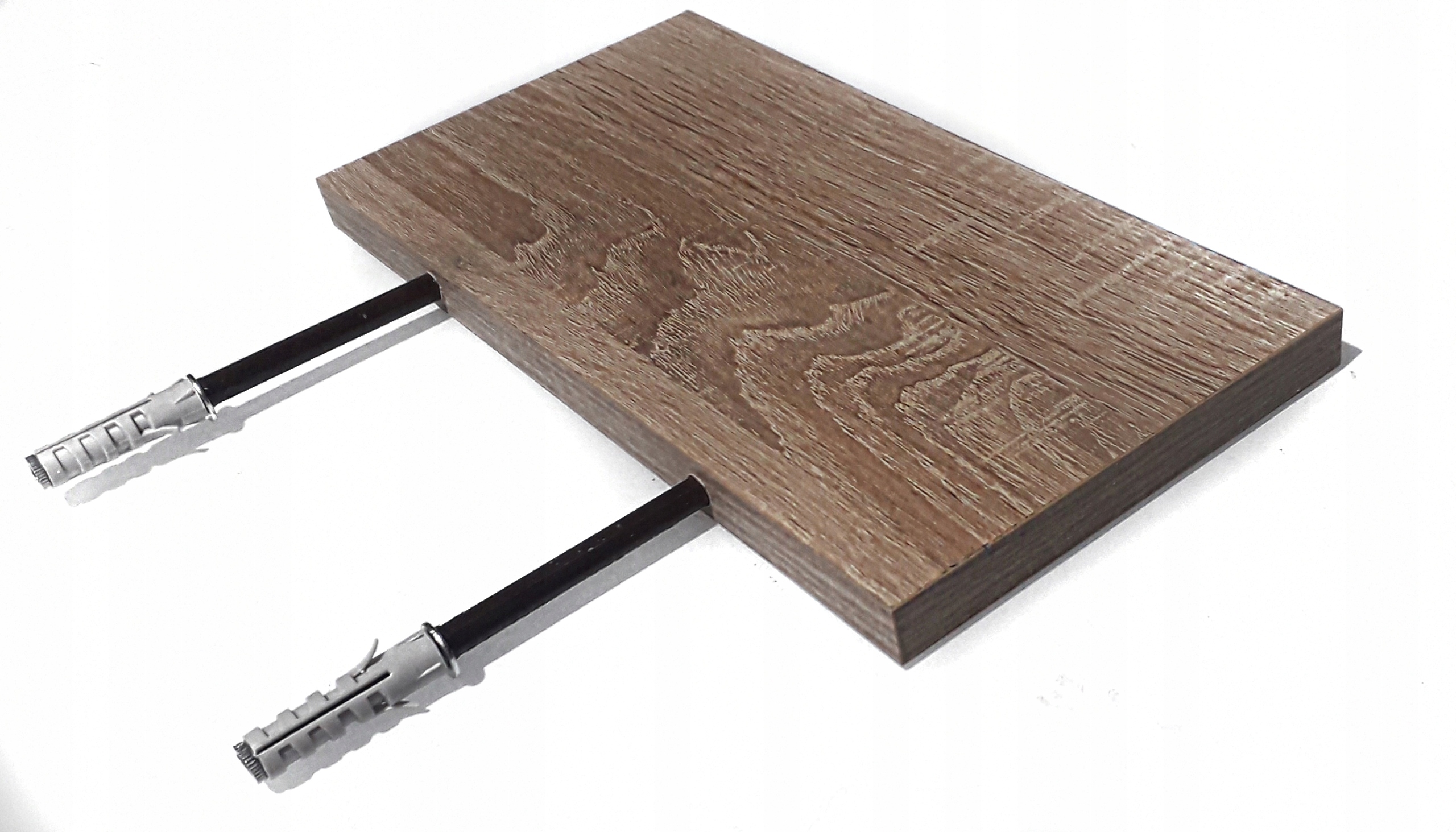 Półka wisząca długa 120cm+dowolna głębokość 7-20cm Materiał płyta wiórowa