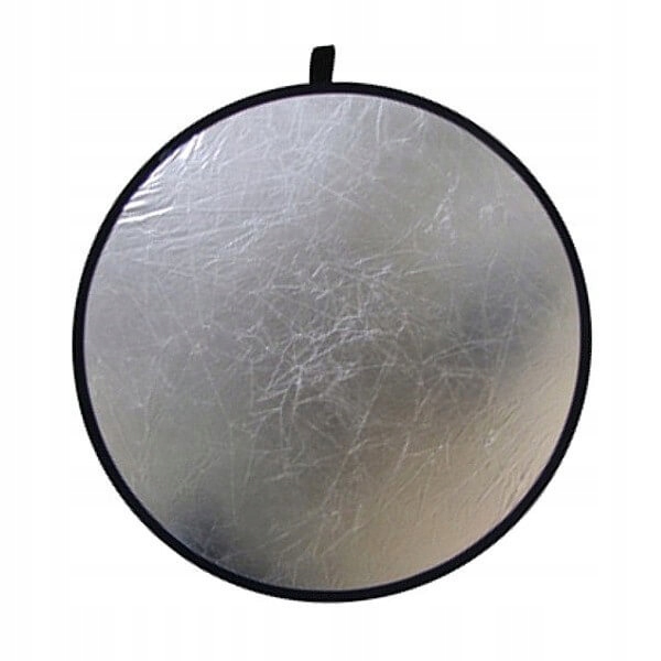 BLENDA 2w1 OKRĄGŁA 60cm SREBRNO-ZŁOTA +ETUI Marka MITOYA