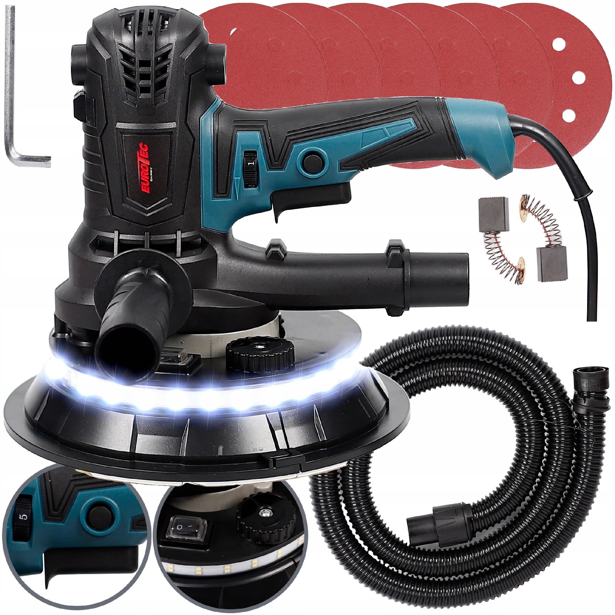 Bruska Na Sádru Hladí Omítku Stěn Omítek Dual Led Samonasávací