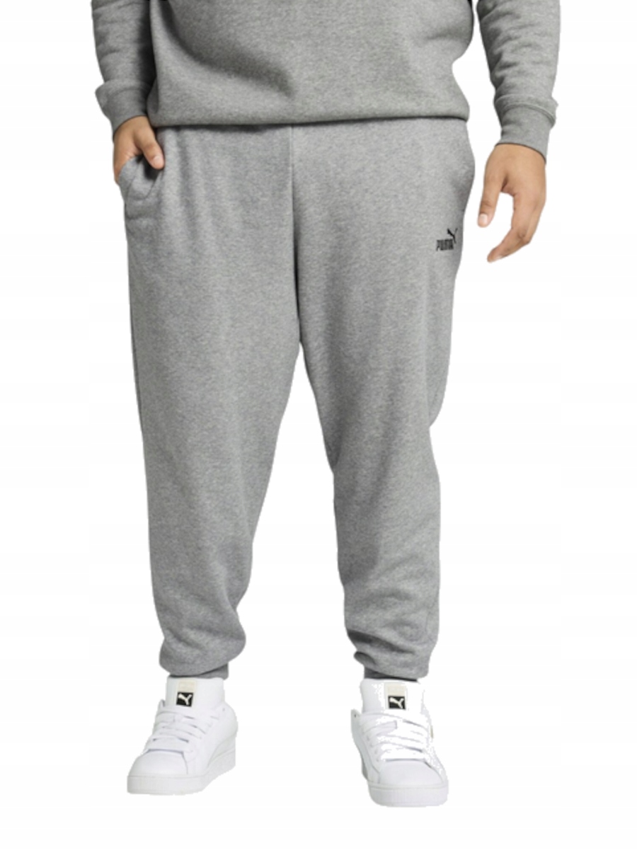 Spodnie joggery Puma pánské 682606-03 tepláky šedé bavlněné L