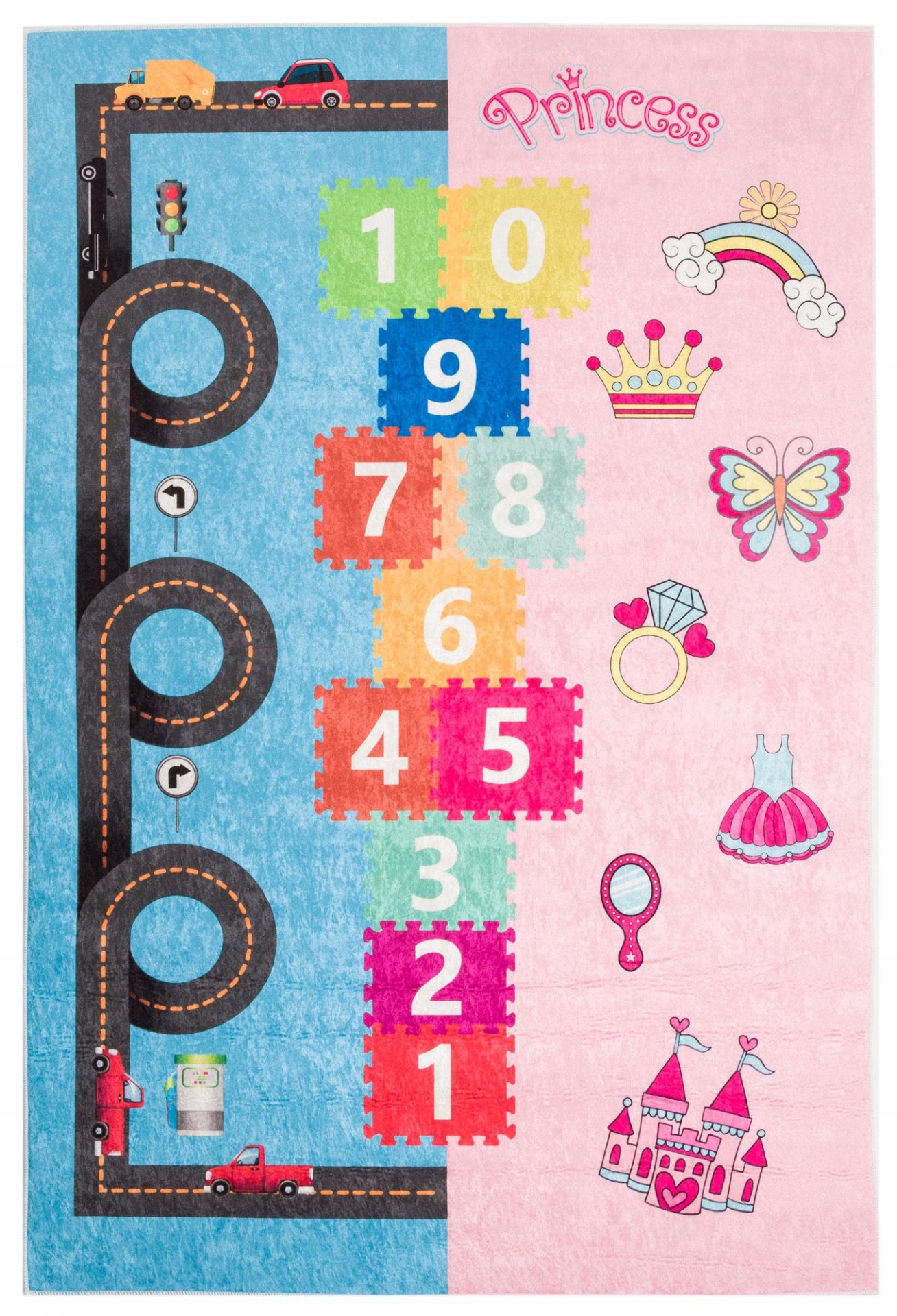 

Dywan dla dzieci Kids 4040 Uliczki Klasy 120x180