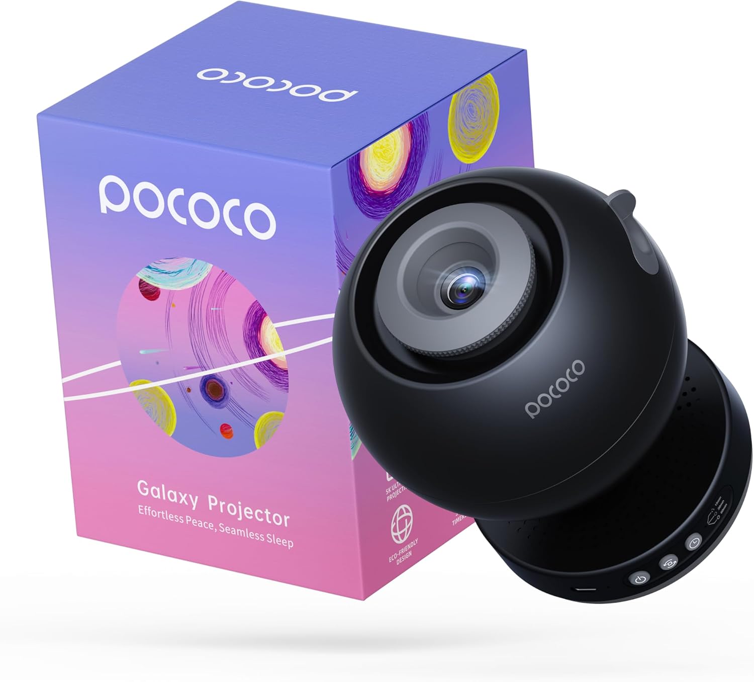 Pococo Projektor Gwiaździstego Nieba Planetarium Galaktyka 2 Tarcze POLT01