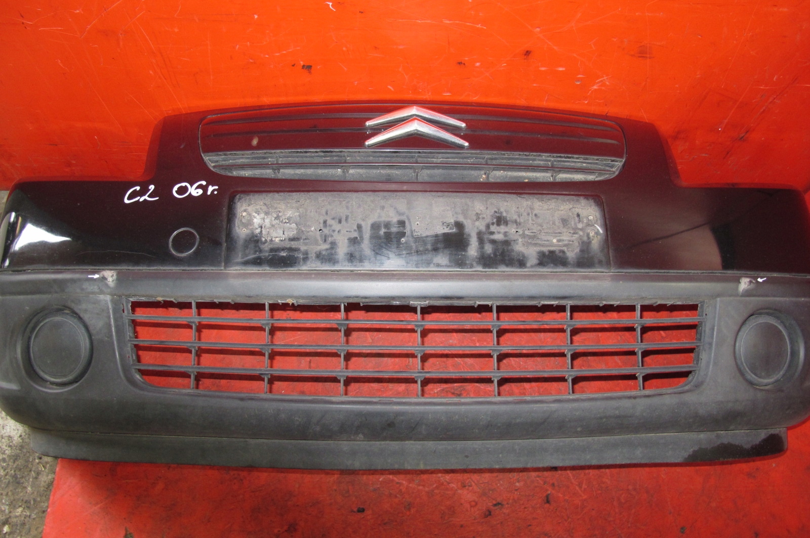 CITROEN C2 JM 03-08 front bumper front black EXY