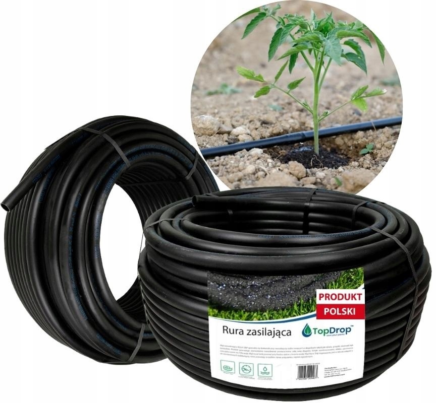 

Rura Zasilająca 16mm Do Linii Kroplującej 50mb