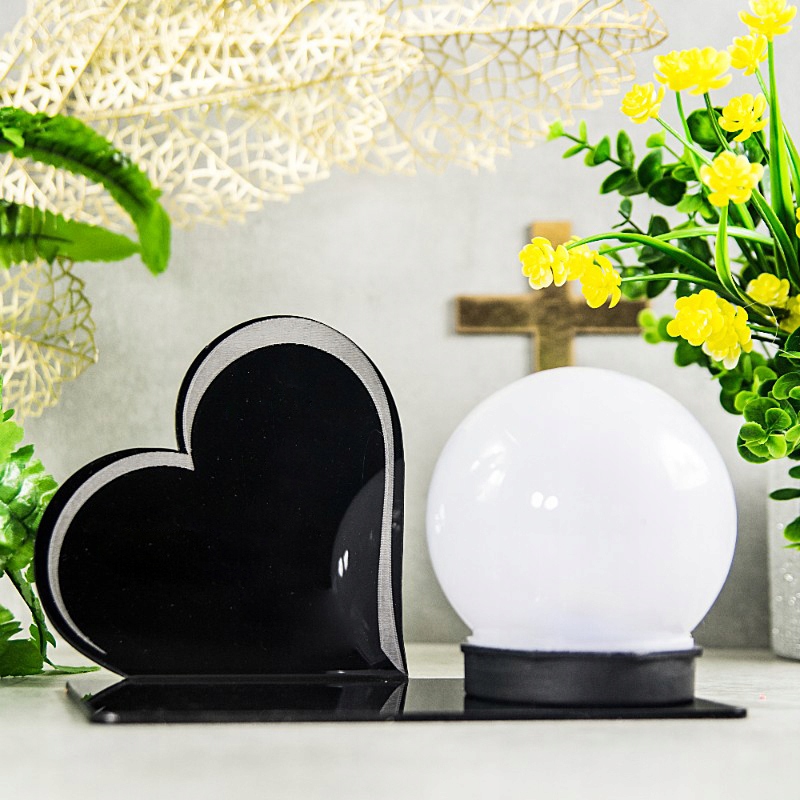 SOLARNY ZNICZ LED STATUETKA NA CMENTARZ GRÓB DUŻA Typ led