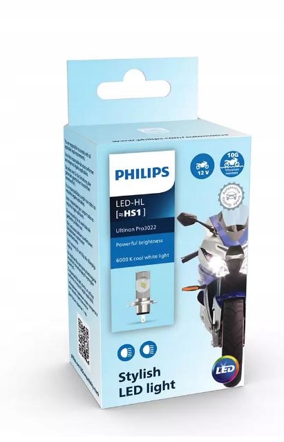 PHILIPS ŻARÓWKA LED SKUTER MOTOCYKL PRO3022 HS1