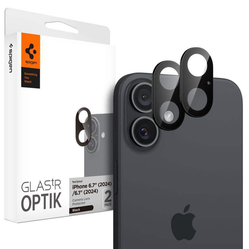 Spigen Szkło ochronne na obiektyw Iphone 16/ 16 Plus