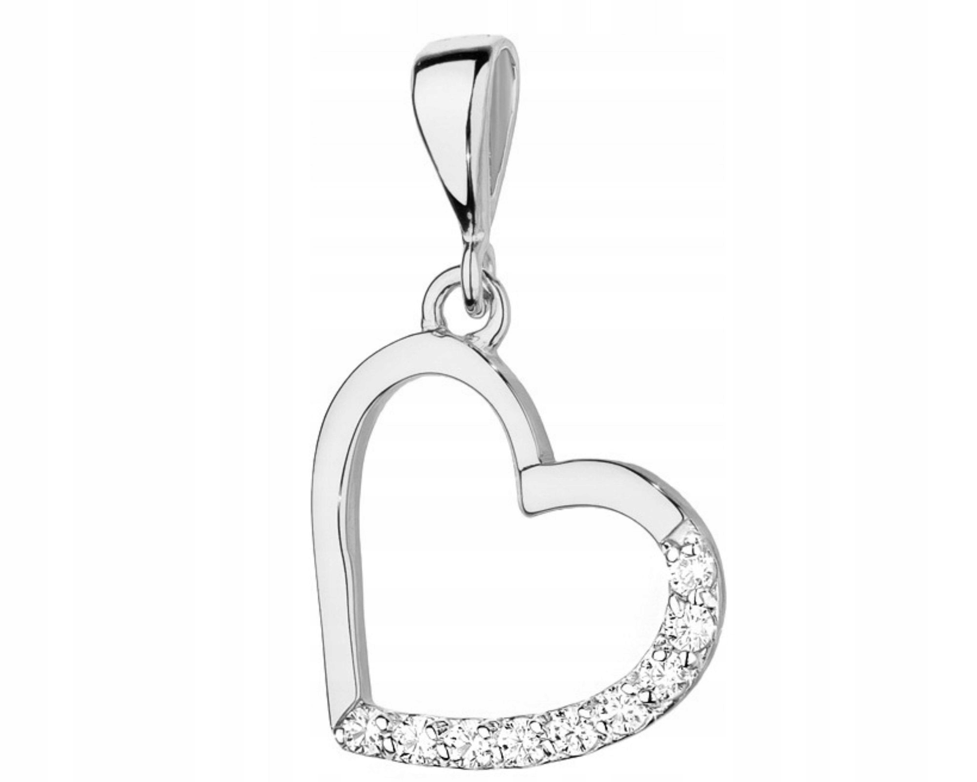 Zlatý přívěsek s brilianty Bílé Zlato 585 Obchod