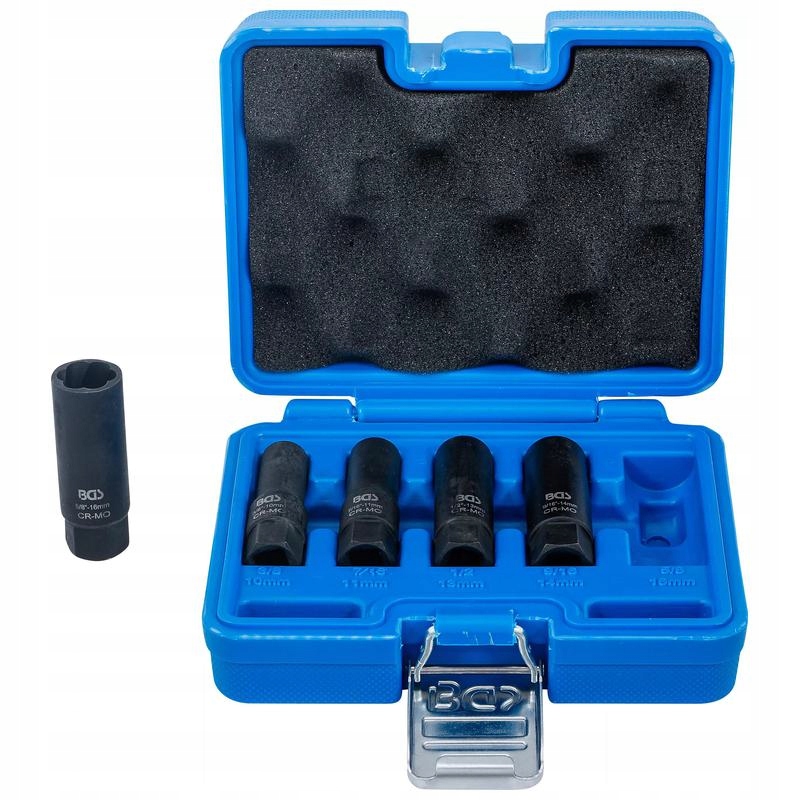 Sada spirálových hlubokých nástrčných klíčů 10 mm (3/8") 10-16 mm. 5 ks