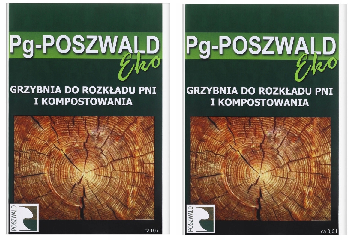 2x Pg POSZWALD Eko Grzybnia do rozkładu pni drzew Producent PG poszwald
