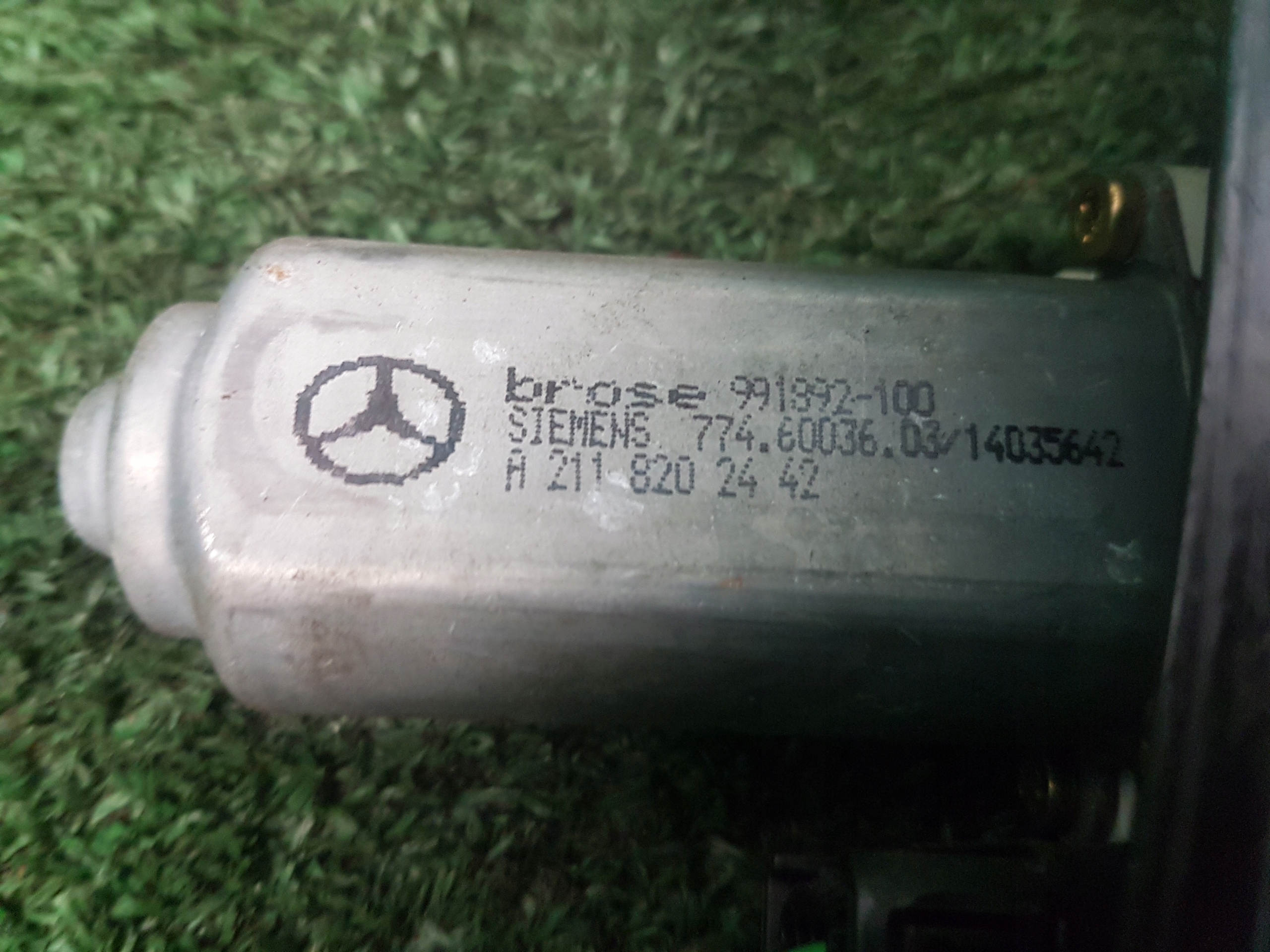 ELE mechanism windows right rear MERCEDES-BENZ E-KLASA W211