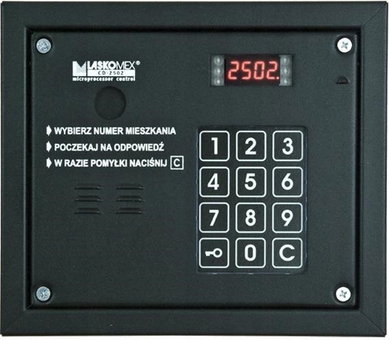 Laskomex CP-2503R černý Audio panel s Rfid čtečkou klíčů