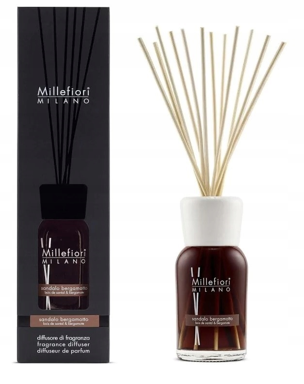 Millefiori Milano Pałeczki SANDALO BERGAMOTTO 500ML