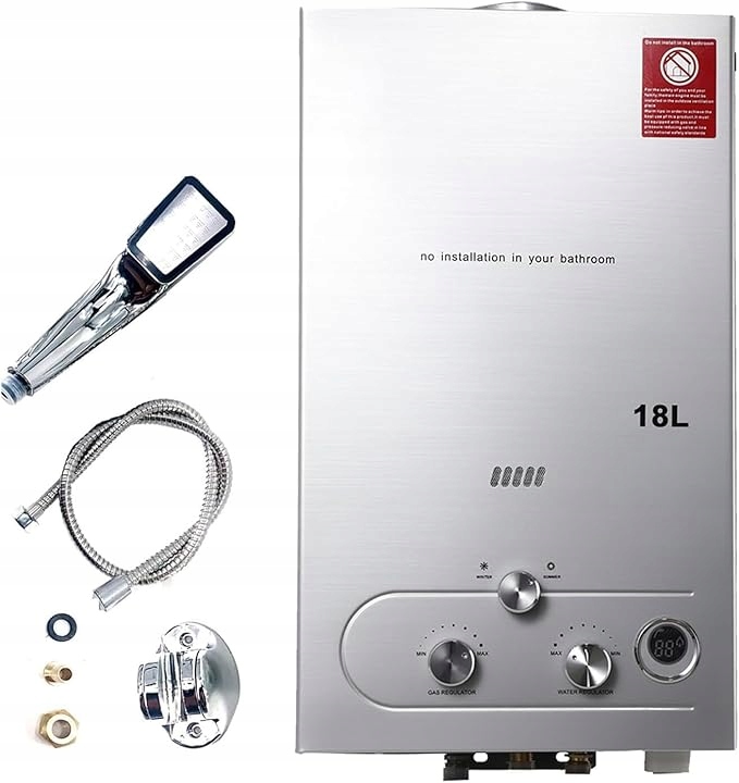 Plynový ohrievač vody 16L/min 32 kW Lpg Prietokový ohrievač vody Jacuzzi Dom karavanu