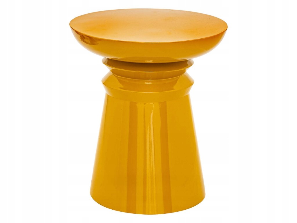 Konferenčný stolík Jaya, Ø 38 x 43 cm, žltý