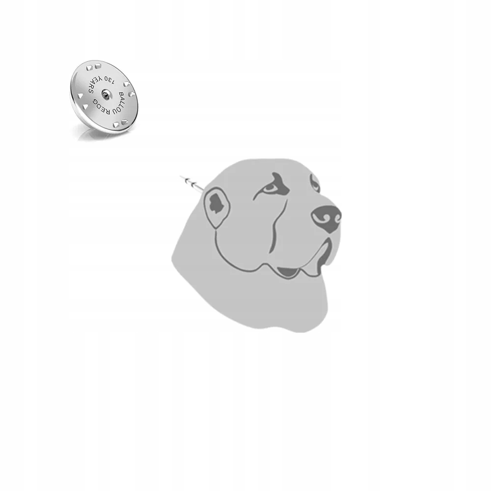 Odznak Stříbrná se psem Středoasijský ovčák 925 Šperky Dedikace