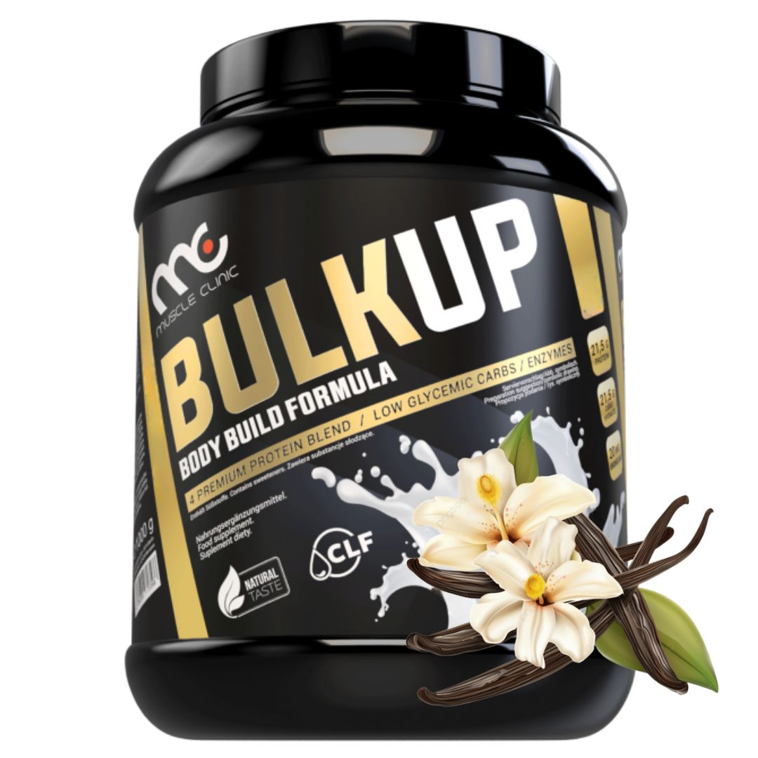 Muscle Clinic BulkUp 2700 g hmotnost wpc wph sacharidy bulk vanilka