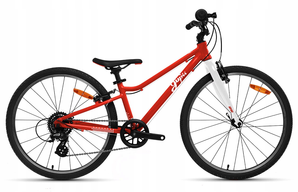 Lekki Rower dziecięcy Yupii 24" Czerwony