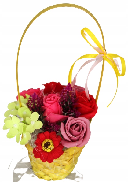 

Bukiet Kwiaty Mydlane Róże Mydło Koszyk