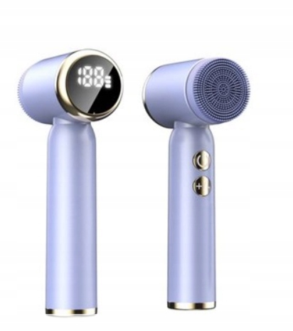 SZCZOTECZKA SONICZNA DO MYCIA TWARZY 6 Nakładek LCD masaż drenaż peeling Marka Altera