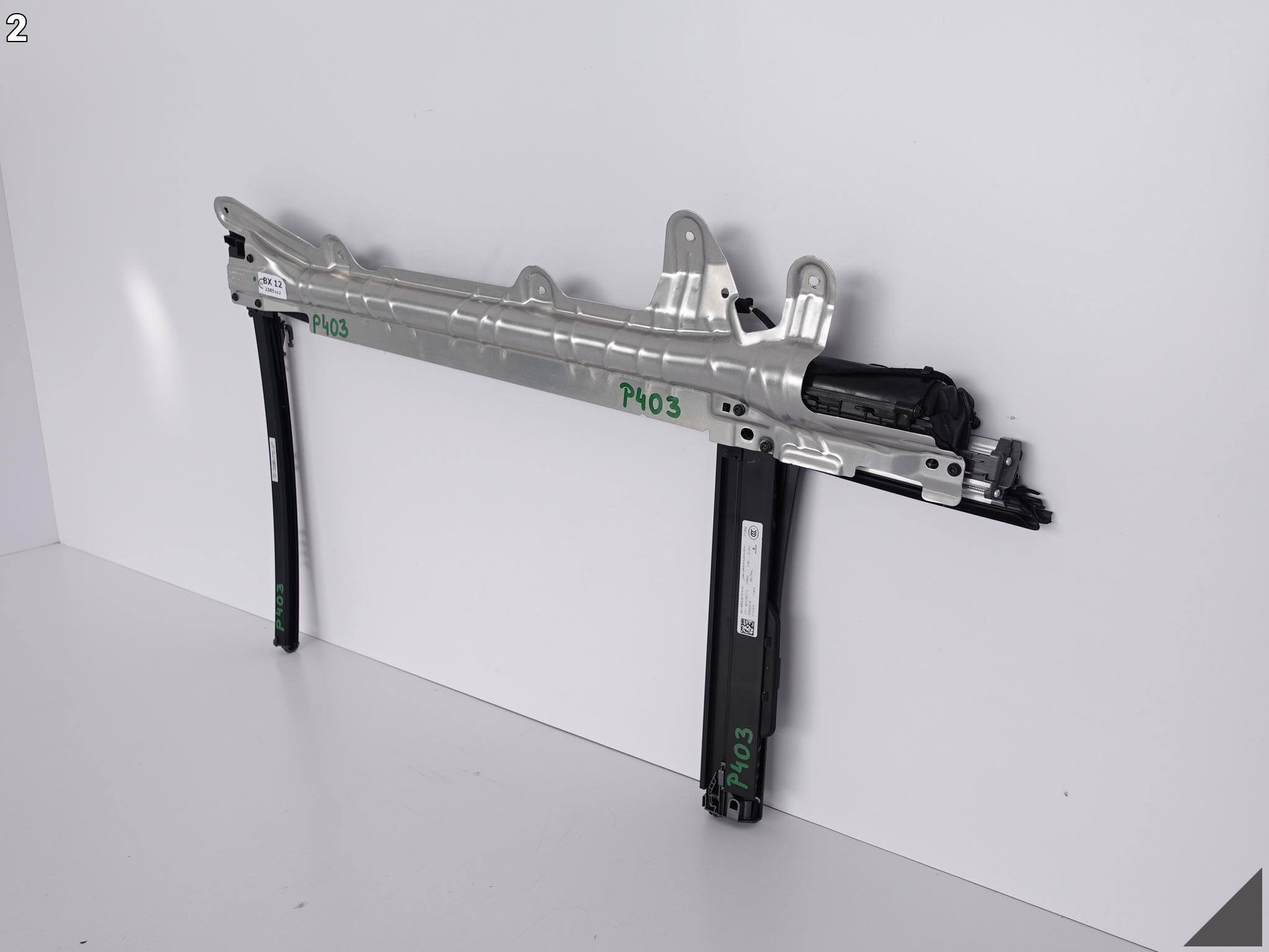 BMW 7 G11 blinds PRZECIWSLONECZNA windows left rear part