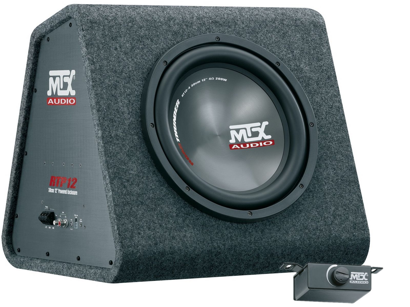 Mtx Audio RTP12 aktívny subwoofer, basová skriňa 30 cm, 660 W diaľkové ovládanie