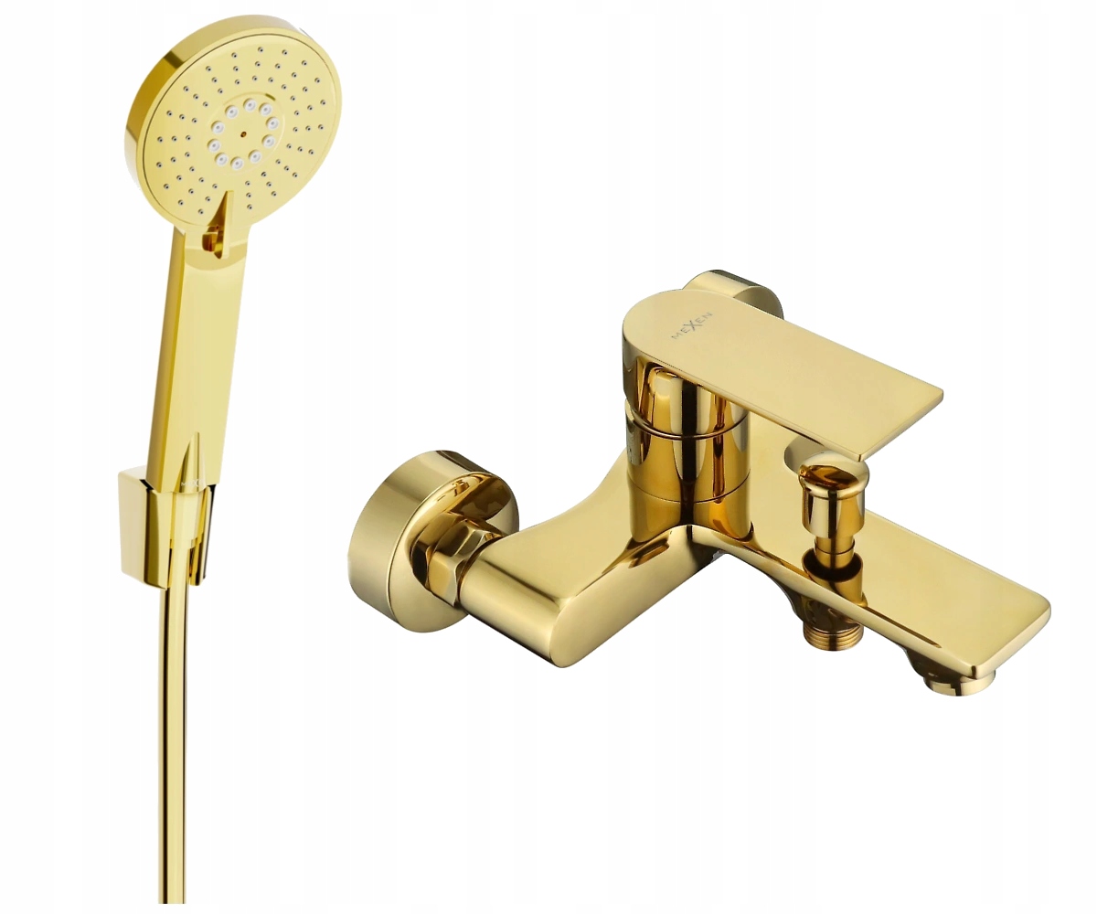 Mexen Royo R40 Zlatá vanová baterie se sprchovým setem