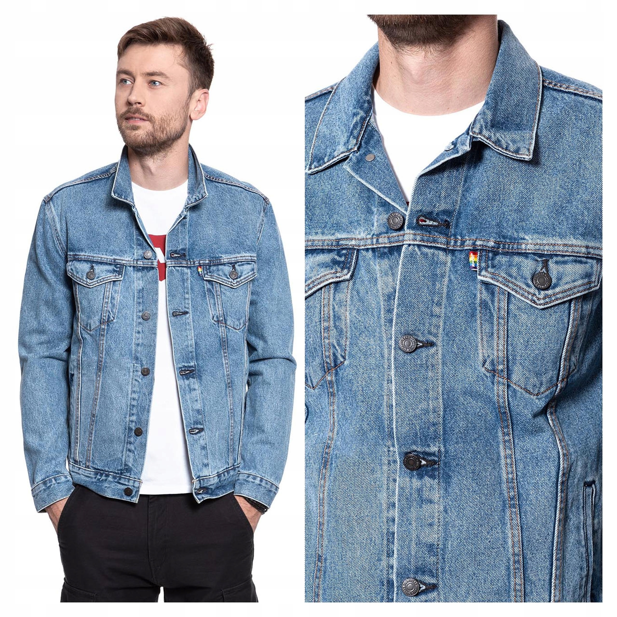 Pánská džínová bunda Levi's Pride Community Trucker Jacket L