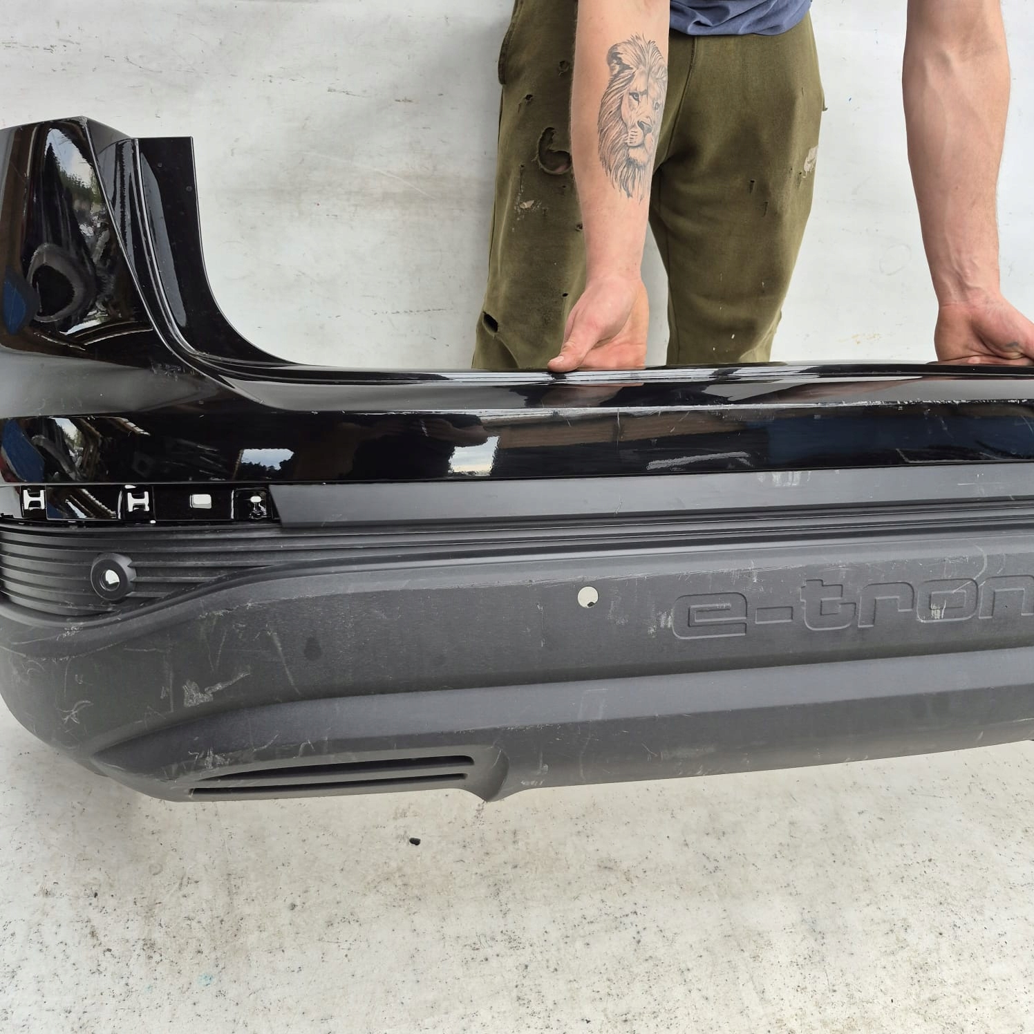 AUDI Q4 E-TRON 89E 21- bumper rear part rear PDC