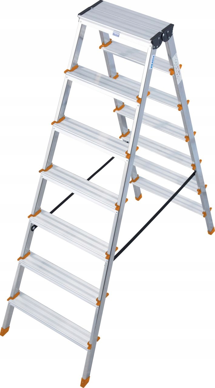 

Drabina aluminiowa Krause 2x7 ze stopniami Dopplo