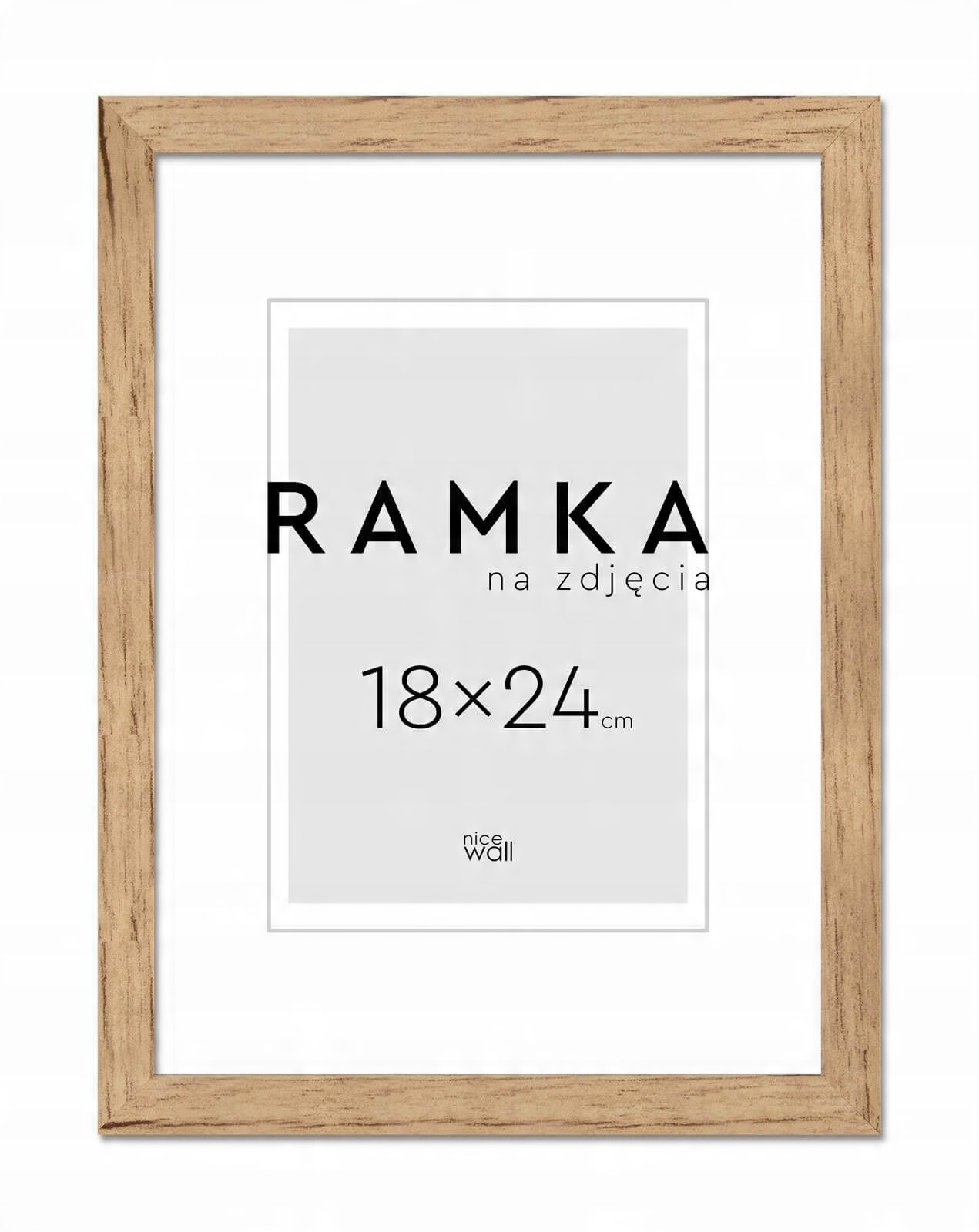 

Ramka na zdjęcia 18x24 cm Brzoza rama 24x18 cm