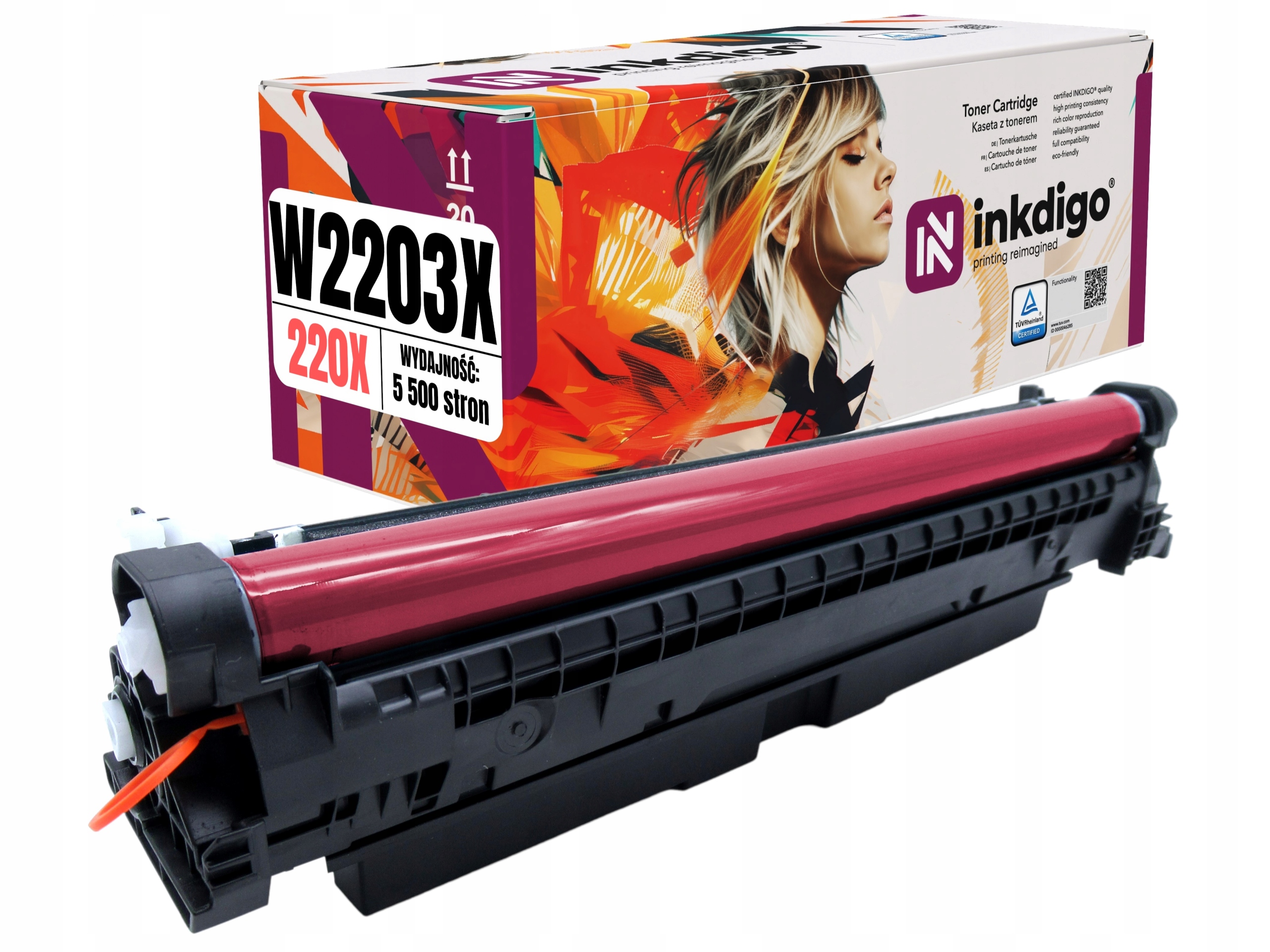 Náhradní Toner W2203X Pro Tiskárnu Hp Color LaserJet Pro 4202 4302