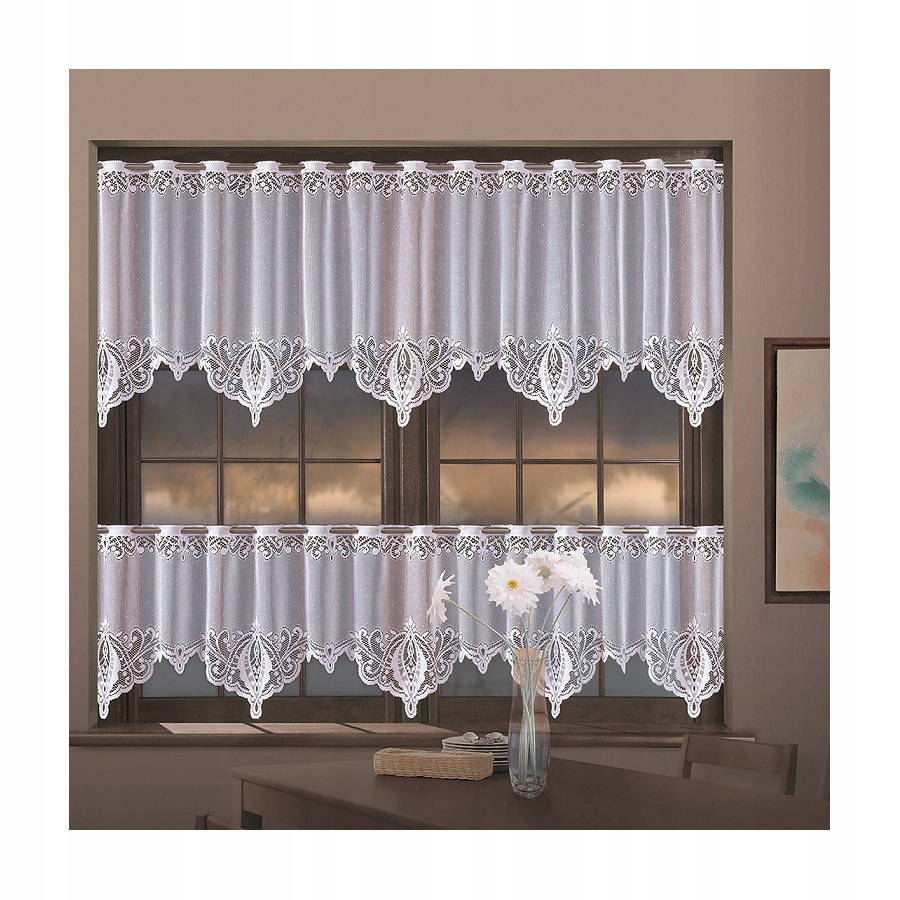 

Zazdrostki żakardowe Ambrozja firanka 682004 50cm