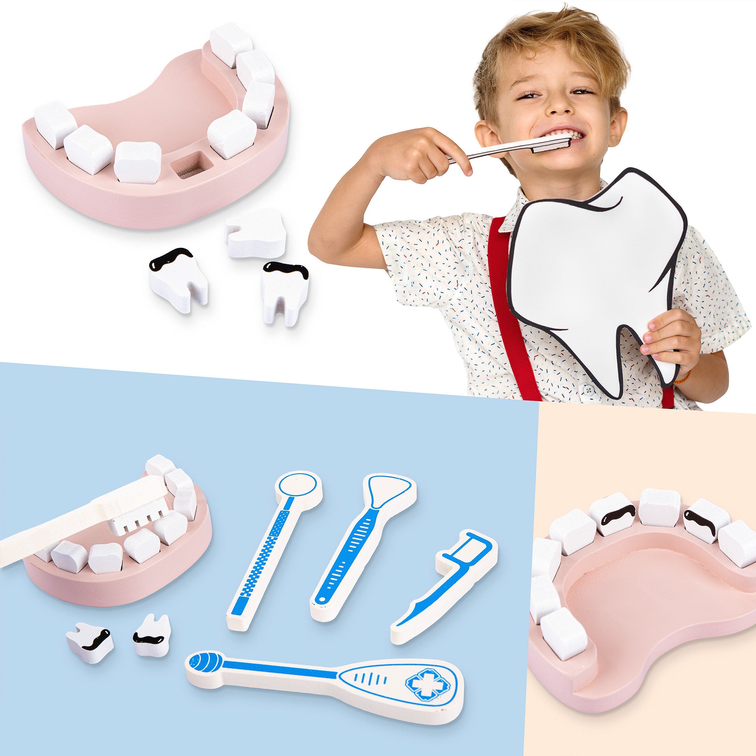 ZESTAW MAŁEGO LEKARZA DLA DZIECI DOKTOR PIELĘGNIARKA WALIZKA KINDERPLAY Marka Kinderplay