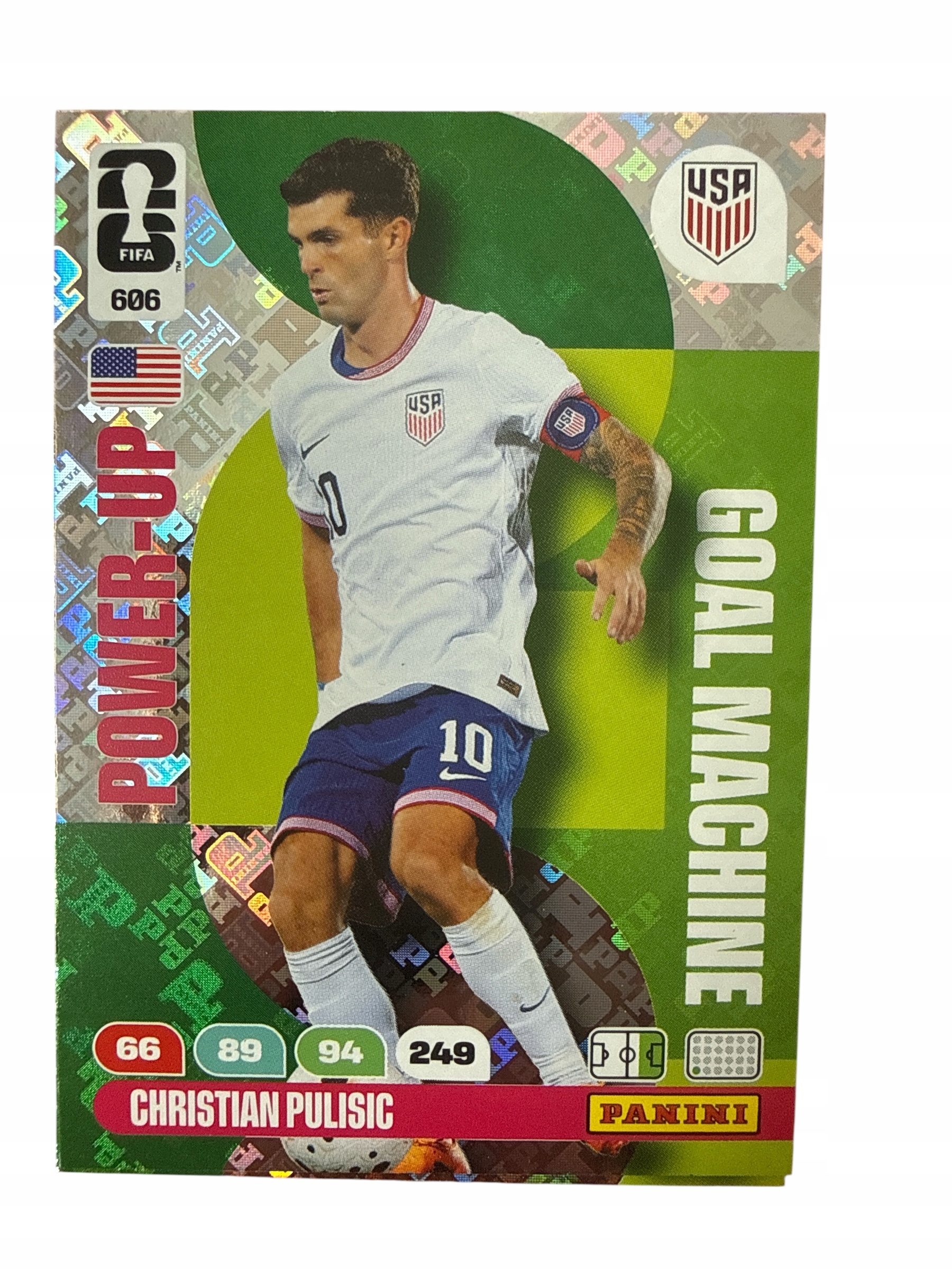 Fifa World Cup America 2026 Panini Goal Machines 606 Pulisic