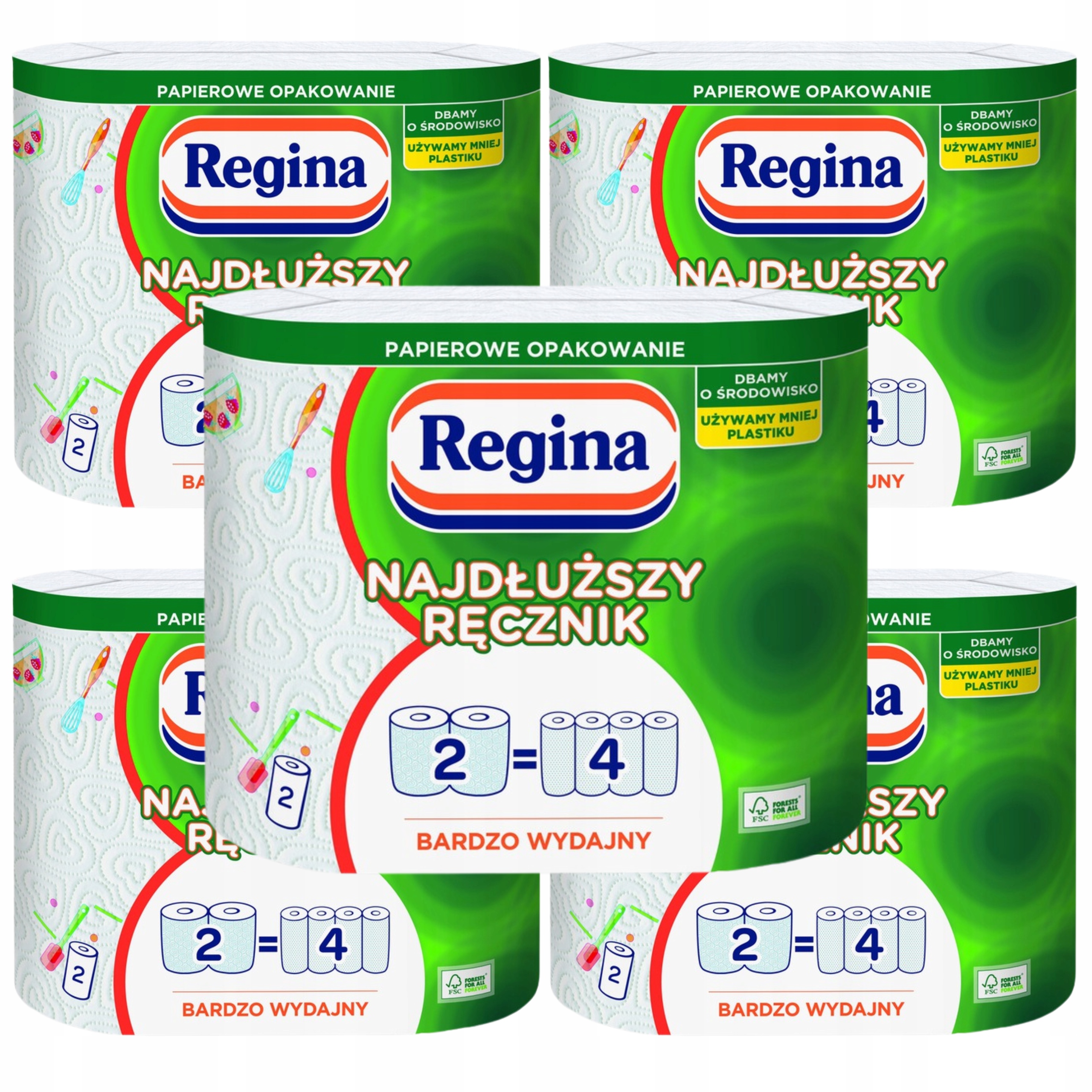 

Regina Najdłuższy Ręcznik Papierowy Nadruk 10szt.