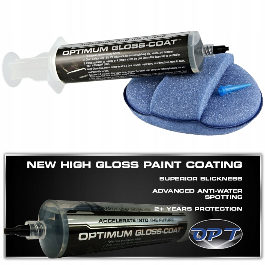 Keramická povrchová úprava Opt Optimum Gloss-Coat 10 ml aplikátor darček