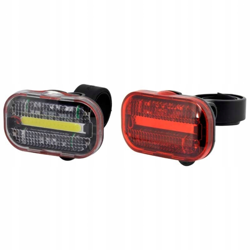 

Zestaw lamp rowerowych JY3209B LED+Baterie
