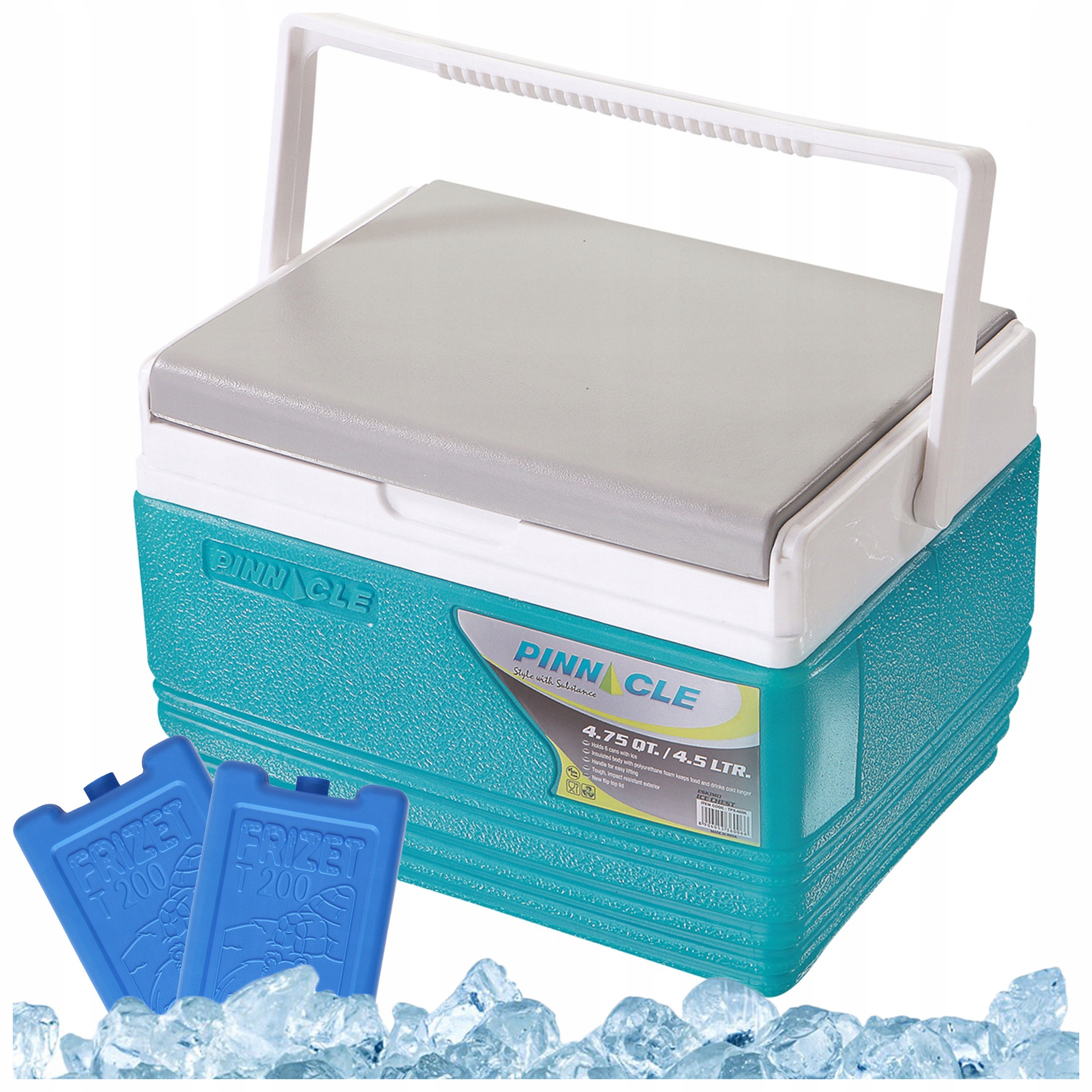 Turistická lednička Pinnacle Tpx 6006 4,5L tyrkysová 2 náplně 200 Ml
