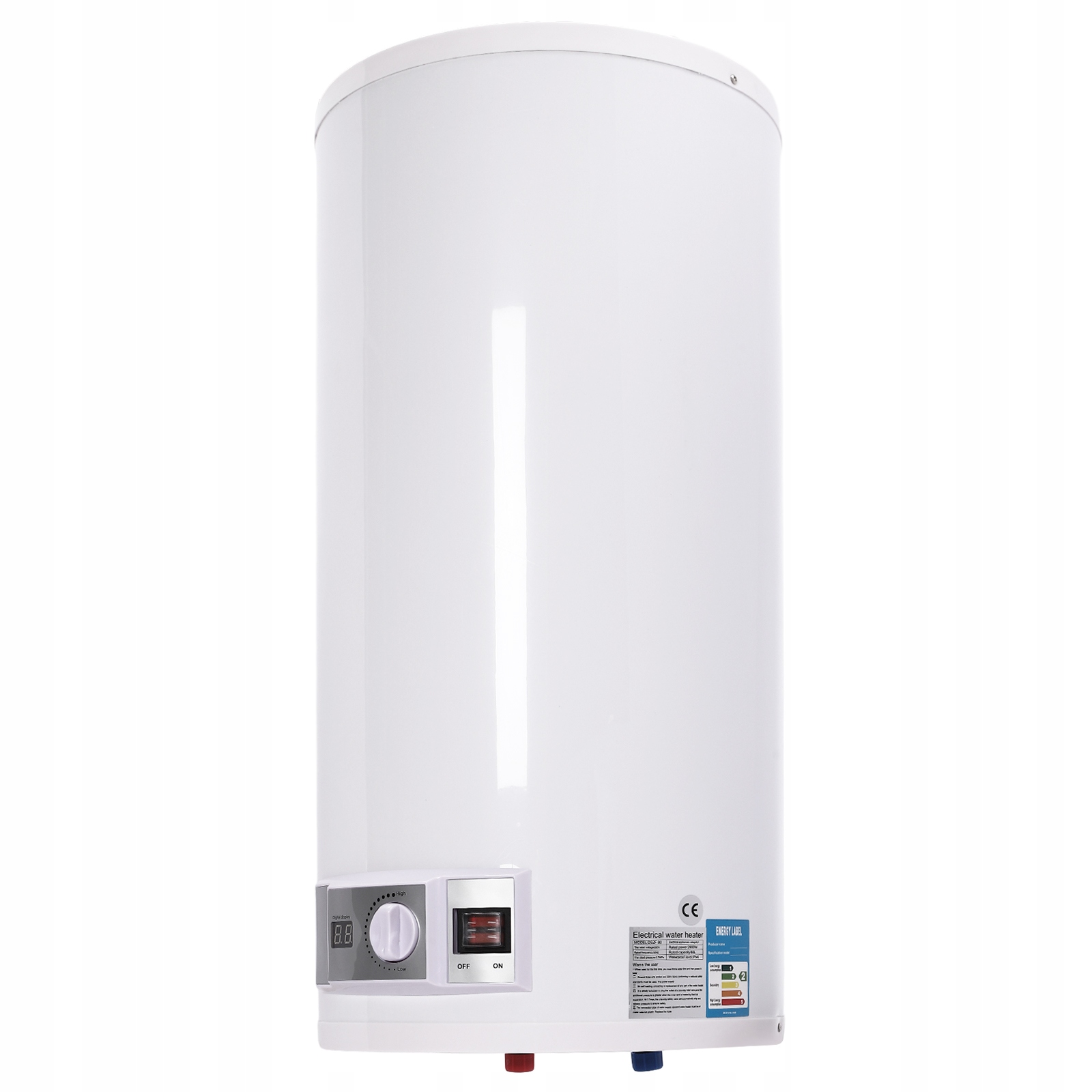 2KW Bojler Elektrický Ohřívač 50L Ohřívač vody