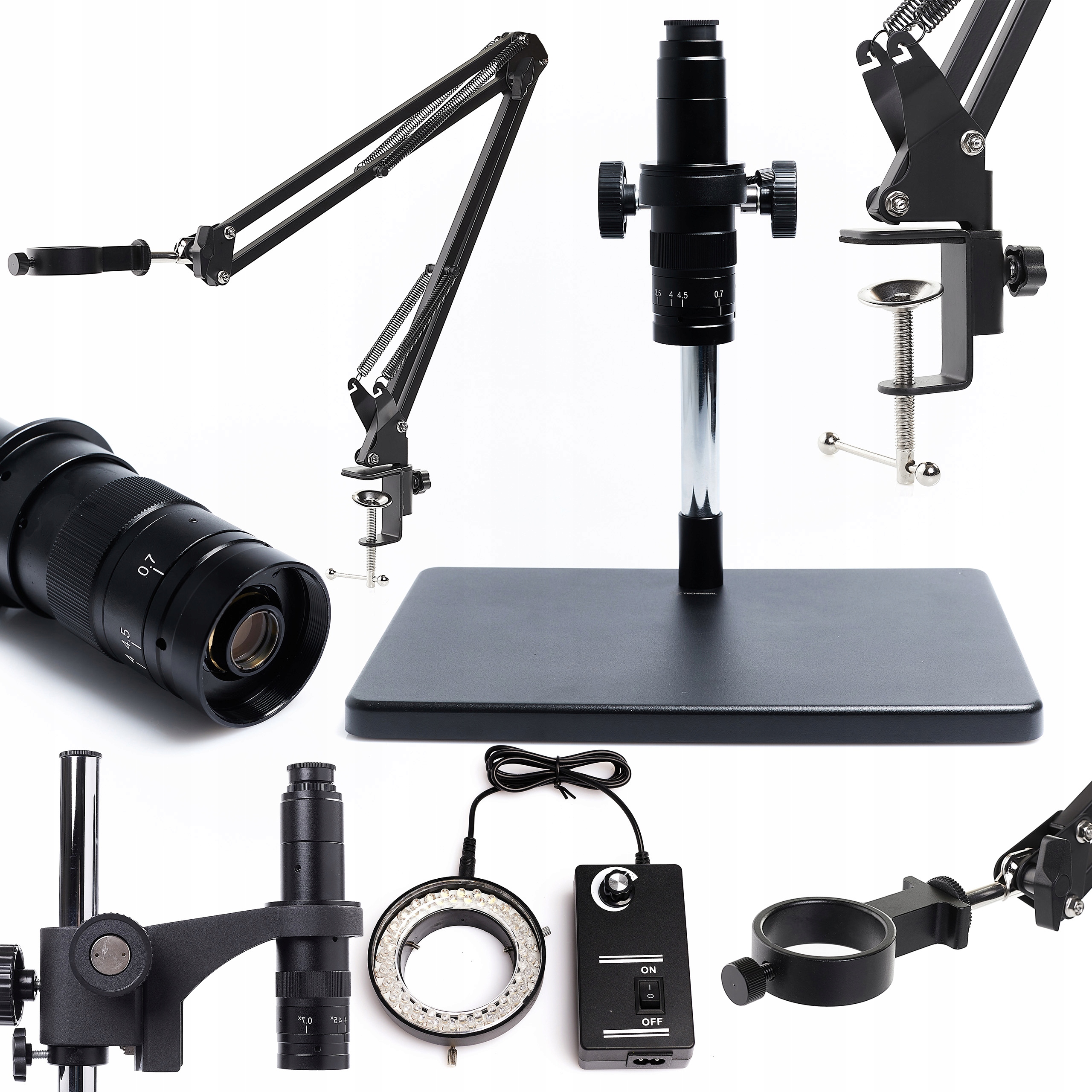Digitální Mikroskop Techrebal 10A Led Osvětlení Rameno Držák Mikroskopu