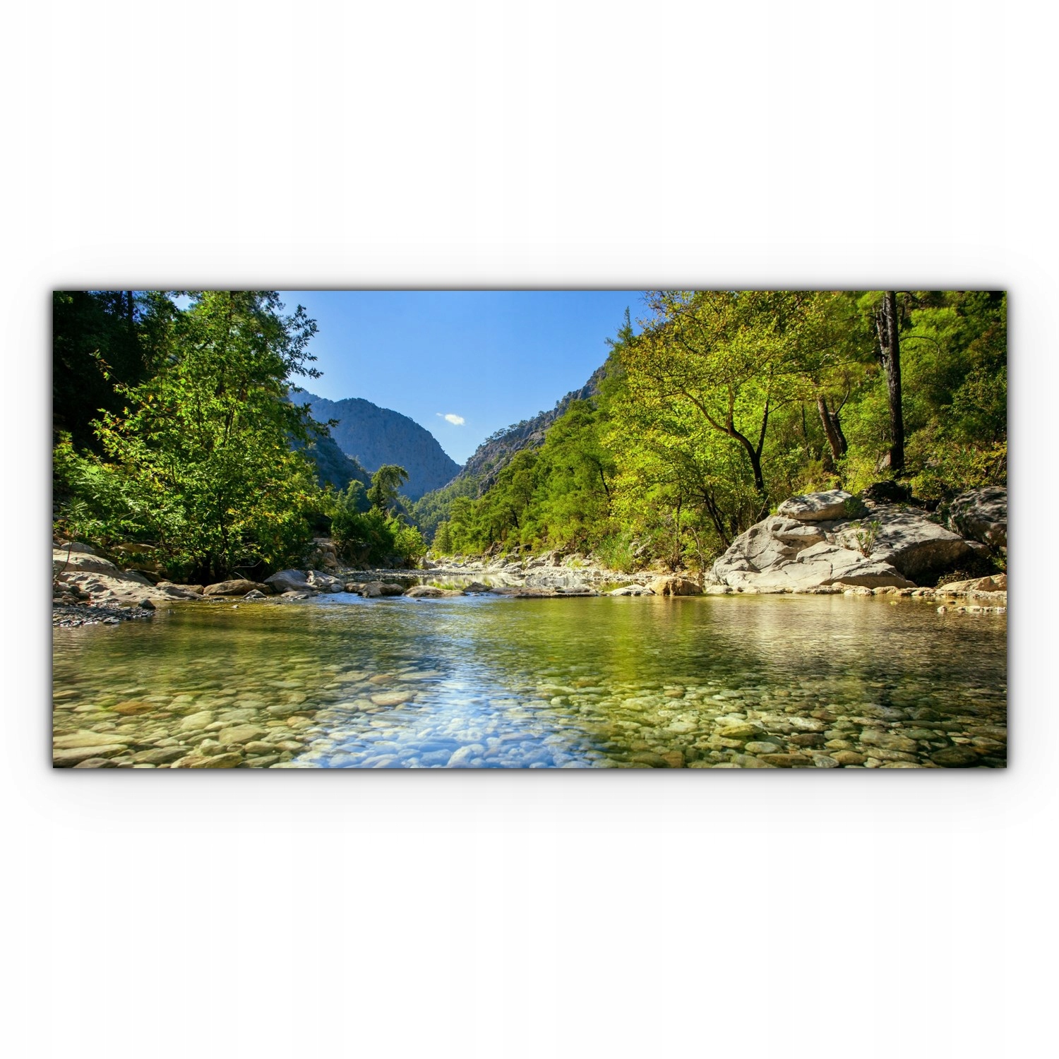 Fotoobraz canvas 120x60 Hory Potok Krajina